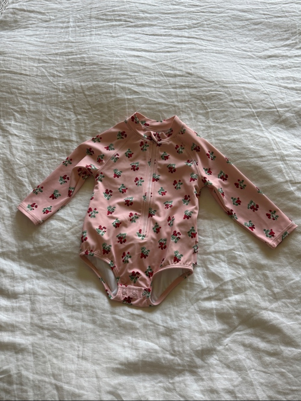 Janie and Jack strawberry swimsuit size 12-18 months